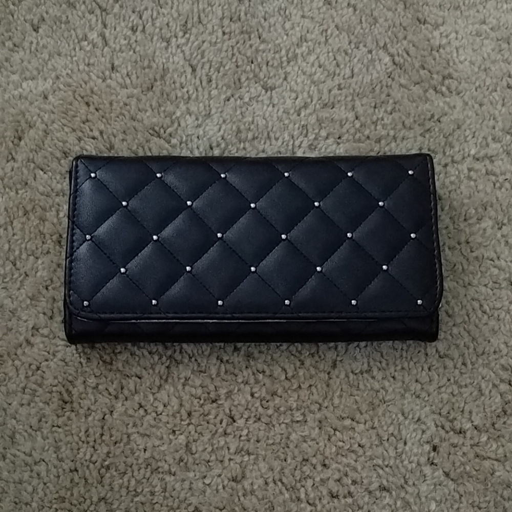 Beaded quilted Wallet